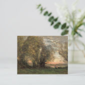 ジャン=バプティスト・カミーユ・コロー – ザ・フィッシャーマン ポストカード (スタンド正面)