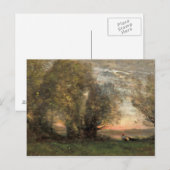 ジャン=バプティスト・カミーユ・コロー – ザ・フィッシャーマン ポストカード (正面/裏面)