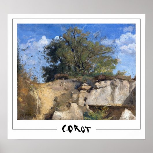 ジャン=バプティスト・カミーユ・コロー・ゼディング・アートのポスター#201 ポスター (正面)