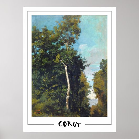 ジャン=バプティスト・カミーユ・コロー・ゼディング・アートのポスター#281 ポスター (正面)