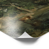 ジャン=バプティスト・カミーユ・コロー – 森 フォトプリント            (角)