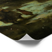 ジャン=バプティスト・カミーユ・コロー – 遠くの川 ポスター (角)