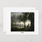 ジャン – バプティスト – カミーユCorot #14 -ファインアート ポストカード (正面/裏面)