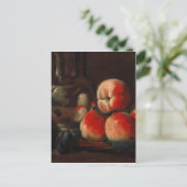 ジャン – バプティスト – シメオン・シャルダン – ブリキの静物詩 ポストカード (スタンド正面)