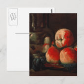 ジャン – バプティスト – シメオン・シャルダン – ブリキの静物詩 ポストカード (正面/裏面)