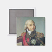 ジャン=バプティスト・ジャーダン元帥のポートレート マグネット (正面/裏面)