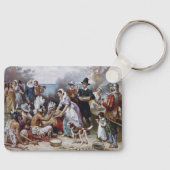 ジャン・フェリスによる最初の感謝祭c.1912 キーホルダー (正面)