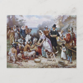 ジャン・フェリスによる最初の感謝祭c.1912 シーズンポストカード