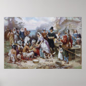 ジャン・フェリスによる最初の感謝祭c.1912 ポスター (正面)