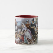 ジャン・フェリスによる最初の感謝祭c.1912 マグカップ (中央)