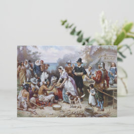 ジャン・フェリスによる最初の感謝祭c.1912 招待状