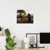 ジャン=フランソワミレットポテトプランター ポスター (ホームオフィス)