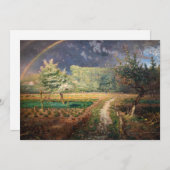 ジャン=フランソワミレー – 春アットバルビゾン サンキューカード (正面/裏面)