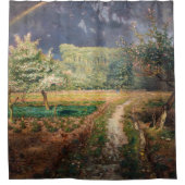 ジャン=フランソワミレー – 春アットバルビゾン シャワーカーテン (正面)