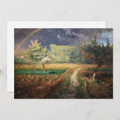 ジャン=フランソワミレー – 春アットバルビゾン 招待状 (正面/裏面)