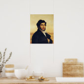 ジャン=フランソワ・シャンポリオンポートレート1831 ポスター (キッチン)