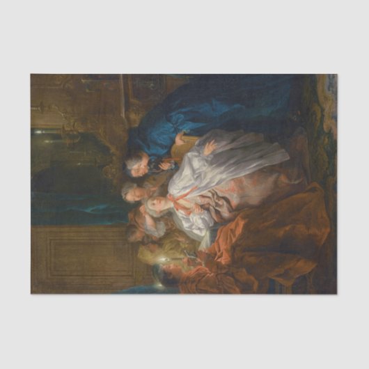 ジャン=フランソワ・ド・トロイの舞踏会の前 薄葉紙 (正面)