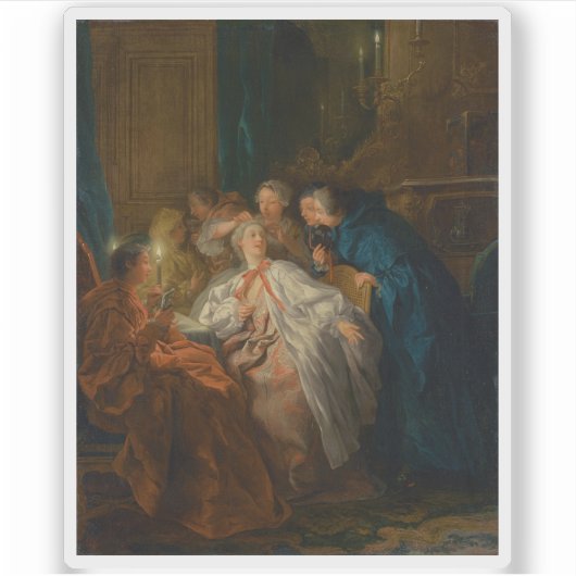 ジャン=フランソワ・ド・トロイ – ボールの前 シール (正面)