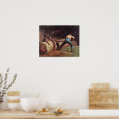 ジャン=フランソワ・ミレーによる木材を切るランバージャック ポスター (キッチン)