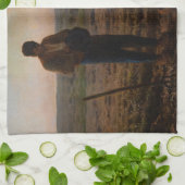 ジャン=フランソワ・ミレー – アンジェルス キッチンタオル (折り畳み)