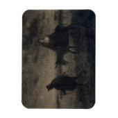 ジャン=フランソワ・ミレー - エジプトへの逃避 マグネット (縦)