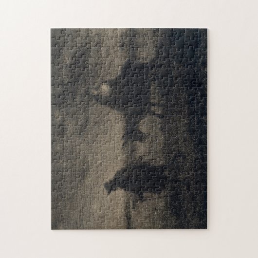 ジャン=フランソワ・ミレー – エジプトへの飛行 ジグソーパズル (縦)