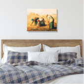 ジャン・フランソワ・ミレー – ザ・グリーナー1857 キャンバスプリント (インサイチュ (寝室))