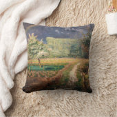 ジャン=フランソワ・ミレー - バルビゾンの春 クッション (ブランケット)