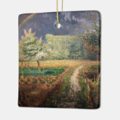 ジャン=フランソワ・ミレー - バルビゾンの春 セラミックオーナメント (左)