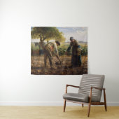 ジャン=フランソワ・ミレー – ポテトプランター タペストリー (インサイチュ(横))