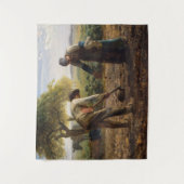 ジャン=フランソワ・ミレー – ポテトプランター タペストリー (正面)