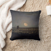 ジャン=フランソワ・ミレー – 月光1860年 クッション (ブランケット)