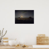 ジャン=フランソワ・ミレー – 月光1860年 ポスター (キッチン)