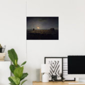 ジャン=フランソワ・ミレー – 月光1860年 ポスター (ホームオフィス)