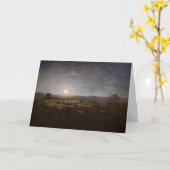 ジャン=フランソワ・ミレー – 月光1872 カード (黄色い花)