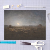 ジャン=フランソワ・ミレー – 月光1872 薄葉紙 (クラフト)