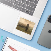 ジャン=フランソワ・ミレー – 羊飼いの娘と彼女の群れ シール (ノートパソコンとiPhone)