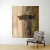 ジャン=フランソワ・ミレー – 羊飼いの娘と群れ1865 タペストリー (インサイチュ)