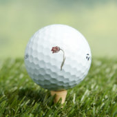 ジャン・ベルナールのピンクチューリップ（1775年～1883年）。 ゴルフボール (インサイチュ 木)