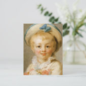 ジャン=ホノーア・フラゴナールの「ピエロの少年」 ポストカード (スタンド正面)