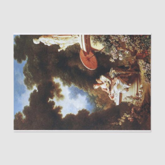 ジャン・ホノーレ・フラゴナールの愛の告白 薄葉紙 (正面)