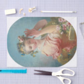 ジャン=ホノーレ・フラゴナールの若い女性 薄葉紙 (クラフト)