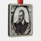 ジャン・ボダンのポートレート メタルオーナメント (右)