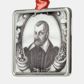 ジャン・ボダンのポートレート メタルオーナメント (左)