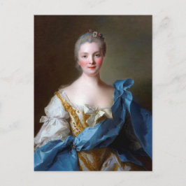 ジャン=マルク・ナティエ「ポルト夫人の肖像」1754年 ポストカード