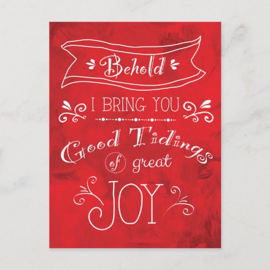 ジャン・マーヴィンの喜びの知らせ ポストカード (正面)