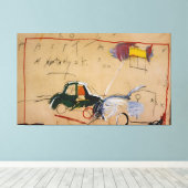 ジャン・ミシェル・バスキアの絵画 キャンバスプリント (インサイチュ (ウッドフロア))