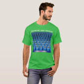 ジャン・ミッシェル・ジャール Equinoe LP アートワーク ビニール エレクトロ Tシャツ (正面フル)