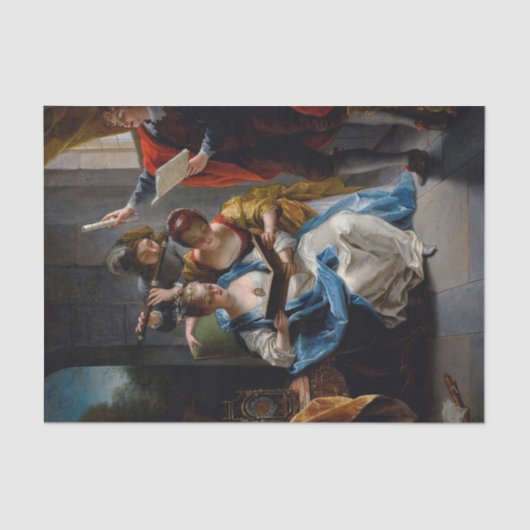 ジャン・ラウックスによるコンサートの四重奏 薄葉紙 (正面)