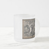 ジャン・ルーレットによる復活を発表する天使 フロストグラスマグカップ (正面右)